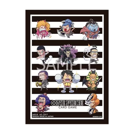 One Piece Card Game: Official Sleeve 15 - Impel Down - 66x91mm (70db) - kártya védő fólia