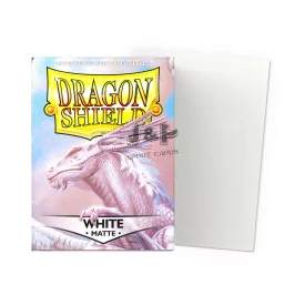 Dragon Shield Standard Matte Dual Sleeves - White Bounteous (100db/csomag) - Fehér