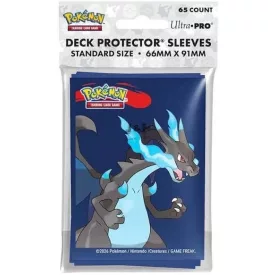 Ultra Pro Pokémon Mega Charizard X Standard Deck Protector Card Sleeves 66x91mm (65db) - kártya védő fólia
