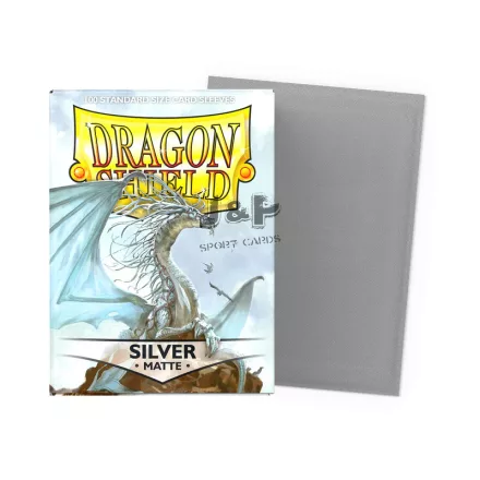 Dragon Shield Standard Matte Sleeves - Silver Caelum (100db/csomag) - Ezüst