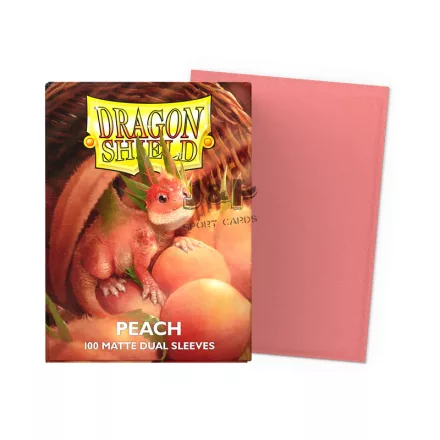 Dragon Shield Standard Dual Matte Sleeves - Peach Piip (100db/csomag) - Barack