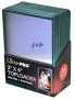   Ultra Pro kemény tok toploader 3" x 4"  Standard színtelen zöld kerettel 35pt - doboz (25 db)