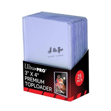 Ultra Pro kemény tok toploader 3" x 4" Super Clear 35pt Premium színtelen - doboz (25 db)