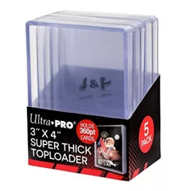   Ultra Pro toploader kemény tok 3" x 4" Super Thick színtelen 360pt - doboz (5 db)