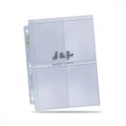 Ultra Pro 4 zsebes Platinum védőfüles TOPLOADER tartó lap, mappalap doboz