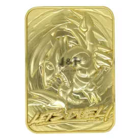   Yu-Gi-Oh! Blue-Eyes Toon Dragon Gold Limited Edition Collectible - 24K aranyozott
