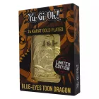 Yu-Gi-Oh! Blue-Eyes Toon Dragon Gold Limited Edition Collectible - 24K aranyozott
