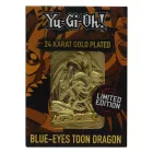 Yu-Gi-Oh! Blue-Eyes Toon Dragon Gold Limited Edition Collectible - 24K aranyozott