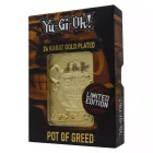Yu-Gi-Oh! Pot of Greed Gold Limited Edition Collectible - 24K aranyozott