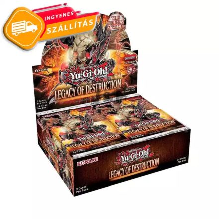 Yu-Gi-Oh! Legacy of Destruction Booster display  doboz