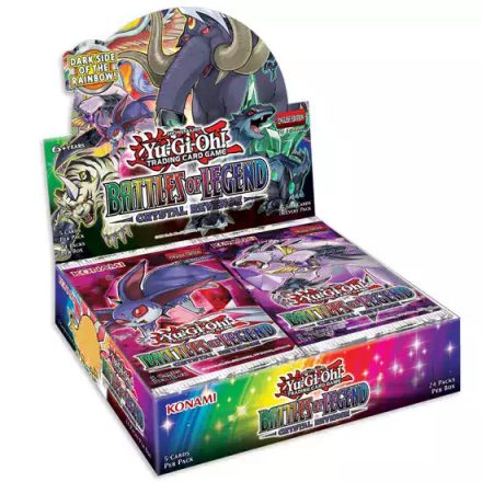 Yu-Gi-Oh! Battles of Legend: Crystal Revenge Booster display  doboz