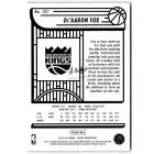 2022-23 Hoops Winter #157 De'Aaron Fox