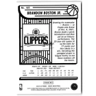 2022-23 Hoops Winter #185 Brandon Boston Jr.