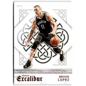 2015-16 Panini Excalibur #17 Brook Lopez