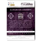 2015-16 Panini Excalibur #89 DeMarcus Cousins