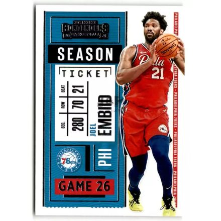 2020-21 Panini Contenders #11 Joel Embiid