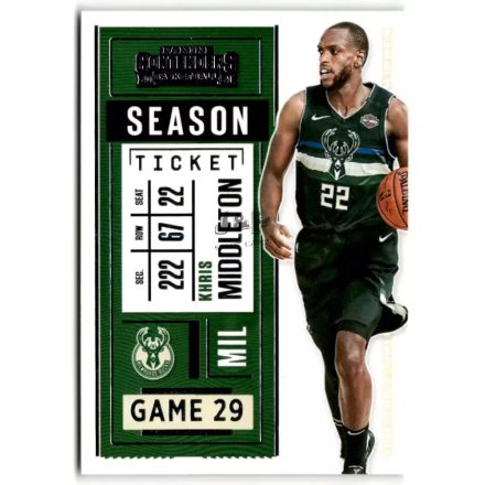 2020-21 Panini Contenders #13 Khris Middleton