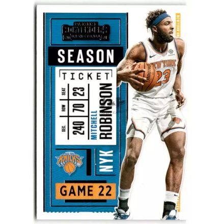 2020-21 Panini Contenders #23 Mitchell Robinson