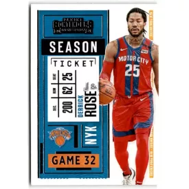 2020-21 Panini Contenders #27 Derrick Rose