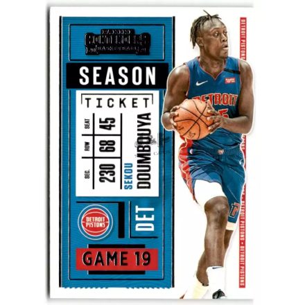 2020-21 Panini Contenders #30 Sekou Doumbouya