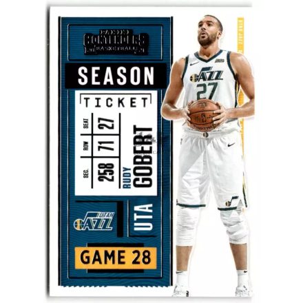 2020-21 Panini Contenders #61 Rudy Gobert