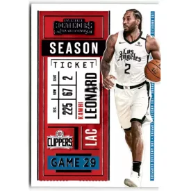 2020-21 Panini Contenders #71 Kawhi Leonard