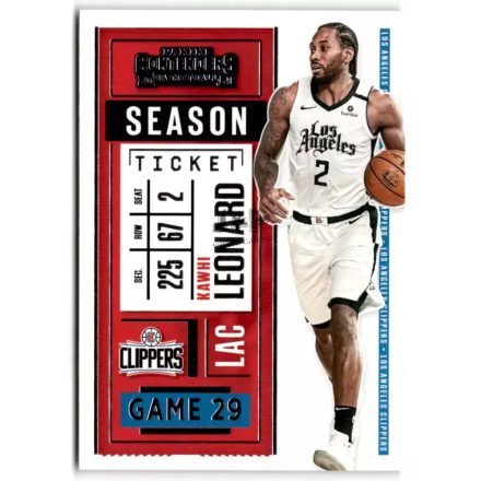 2020-21 Panini Contenders #71 Kawhi Leonard