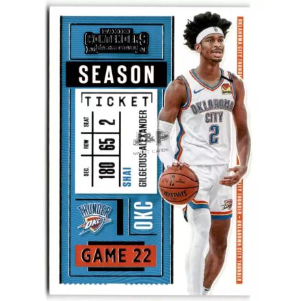 2020-21 Panini Contenders #74 Shai Gilgeous-Alexander