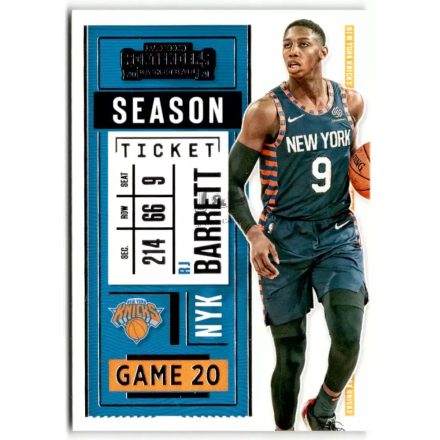 2020-21 Panini Contenders #80 RJ Barrett