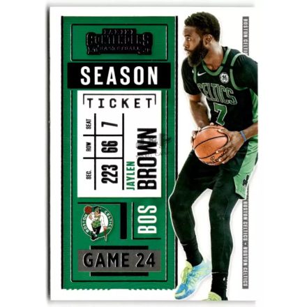 2020-21 Panini Contenders #84 Jaylen Brown