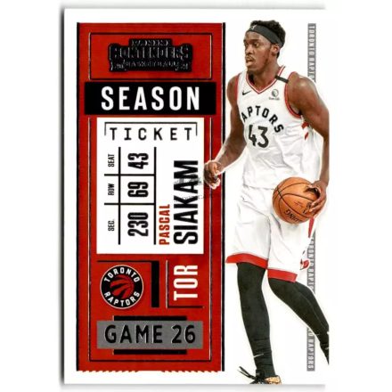 2020-21 Panini Contenders #86 Pascal Siakam