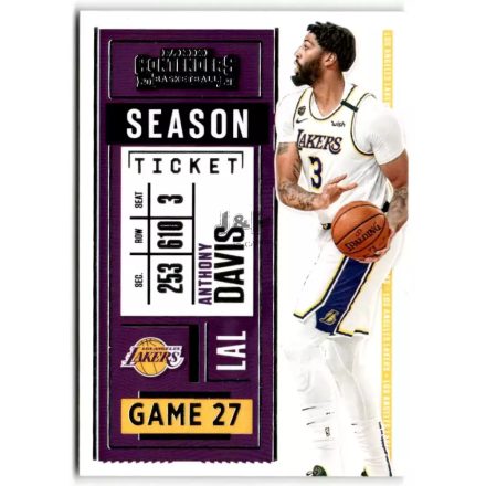 2020-21 Panini Contenders #89 Anthony Davis