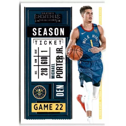 2020-21 Panini Contenders #97 Michael Porter Jr.