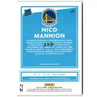 2020-21 Donruss #245 Nico Mannion RR RC