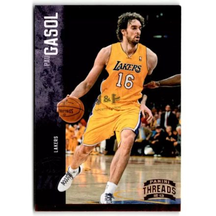 2012-13 Panini Threads #66 Pau Gasol