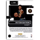 2022-23 Donruss #230 Peyton Watson RR RC