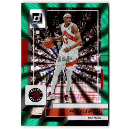 2022-23 Donruss Holo Green Laser #23 Pascal Siakam