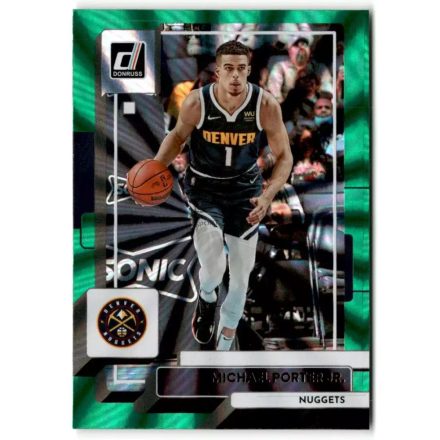 2022-23 Donruss Holo Green Laser #91 Michael Porter Jr.