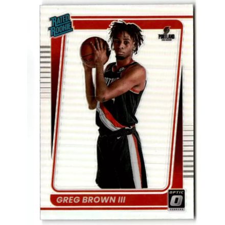 2021-22 Donruss Optic Holo #195 Greg Brown III