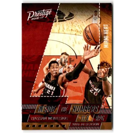 2016-17 Prestige Inside the Numbers #13 Hassan Whiteside