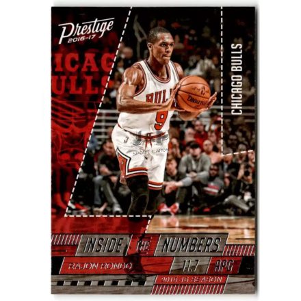 2016-17 Prestige Inside the Numbers #16 Rajon Rondo