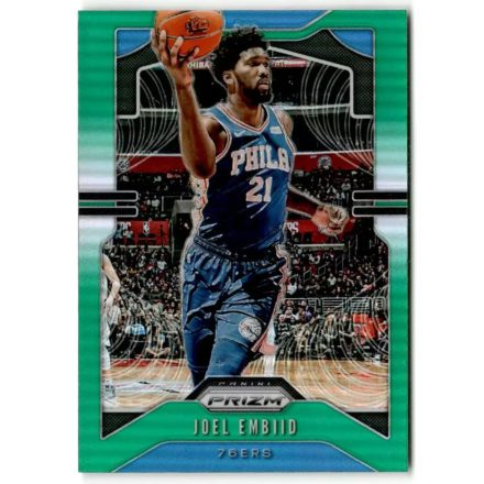 2019-20 Panini Prizm Prizms Green #199 Joel Embiid