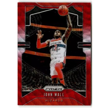 2019-20 Panini Prizm Prizms Ruby Wave #181 John Wall