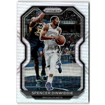 2020-21 Panini Prizm Prizms Silver #12 Spencer Dinwiddie