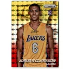 2014-15 Panini Prizm Prizms Yellow and Red Mosaic #287 Jordan Clarkson