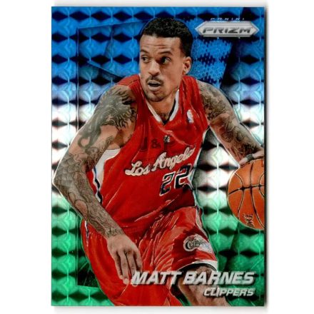 2014-15 Panini Prizm Prizms Blue and Green Mosaic #108 Matt Barnes