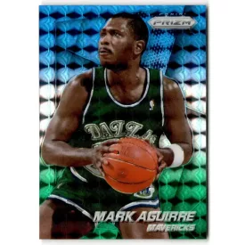   2014-15 Panini Prizm Prizms Blue and Green Mosaic #194 Mark Aguirre