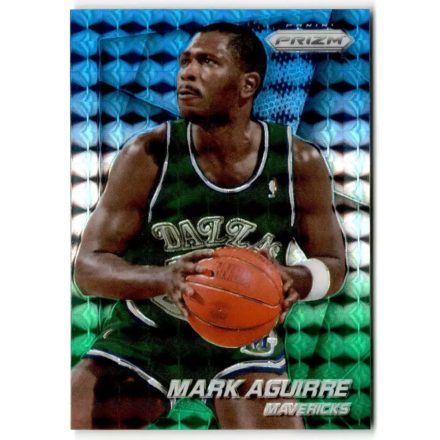 2014-15 Panini Prizm Prizms Blue and Green Mosaic #194 Mark Aguirre