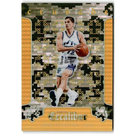 2015-16 Panini Excalibur Crusade Camo #61 John Stockton