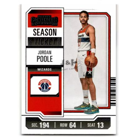 2023-24 Contenders #21 Jordan Poole